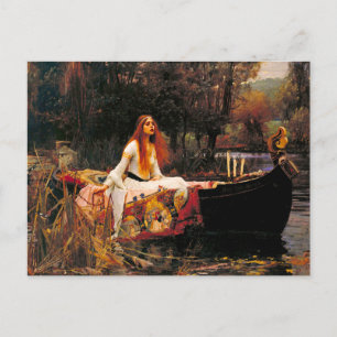Cartão Postal Mulher-d'água de Shalott