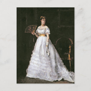Cartão Postal Mulher de Branco
