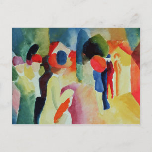 Cartão Postal Mulher de Jaqueta Amarela, 1913