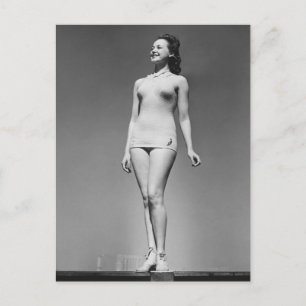 Cartão Postal Mulher de maiô