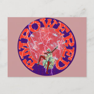 Cartão Postal Mulher empoderada