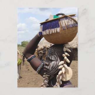 Cartão Postal Mulher etíope 6