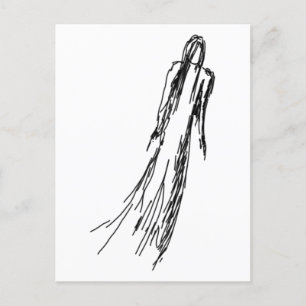 Cartão Postal Mulher Fantasma