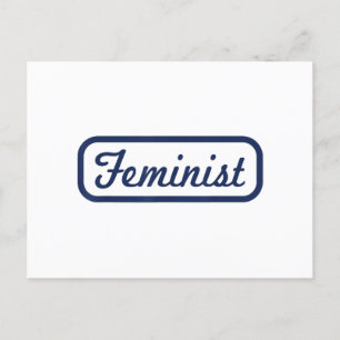 Cartão Postal Mulher Feminista Vintage T Shirt Tee GiftFemin