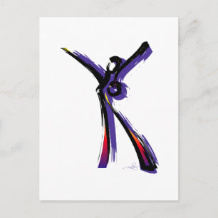 Cartão Postal Mulher Figurativa