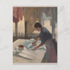 Cartão Postal Mulher Ironing Edgar Degas