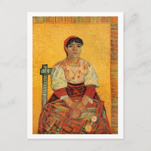 Cartão Postal Mulher italiana, Vincent van Gogh