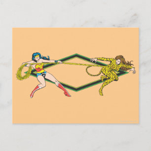 Cartão Postal Mulher Maravilha vs. Chita