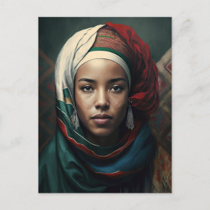 Cartão Postal Mulher marroquina