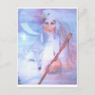 Cartão Postal mulher médica