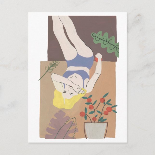 Cartão Postal Mulher Mentira (Frente)
