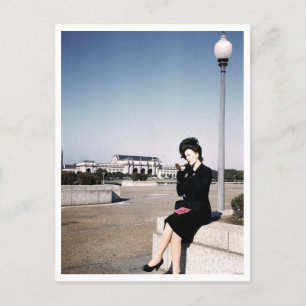 Cartão Postal Mulher Moda, Estação da União, Washington DC