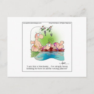 Cartão postal "MULHER NARCISISTA" por April McCall