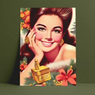 Cartão Postal Mulher Natal Beleza