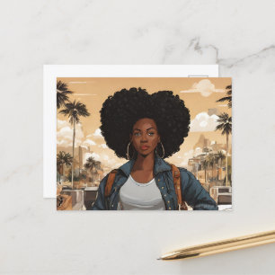 Cartão Postal Mulher Negra