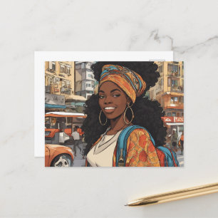 Cartão Postal Mulher Negra