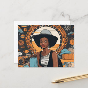 Cartão Postal Mulher Negra