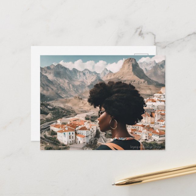 Cartão Postal Mulher Negra (Frente/Verso In Situ)