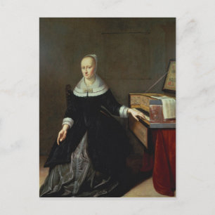 Cartão Postal Mulher por uma Virginal