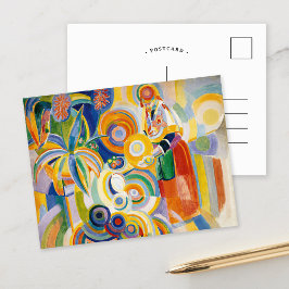 Cartão Postal Mulher Portuguesa | Robert Delaunay