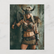 Mulher Viking Canalizando o Estilo Amazon