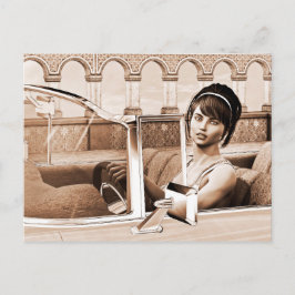 Cartão Postal Mulher Vintage