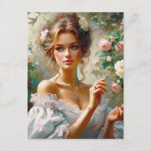 Cartão Postal Mulher Vitoriana 3