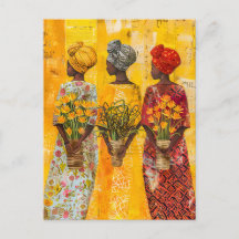 Mulheres Africanas com Flores
