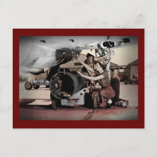 Cartão Postal Mulheres da Segunda Guerra Mundial a Trabalhar no 