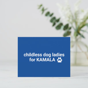 Cartão Postal Mulheres de cachorro infantis para a divertida pat