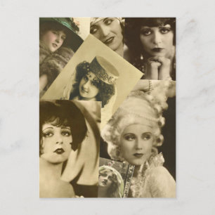 Cartão Postal Mulheres Dramáticas Do Passado