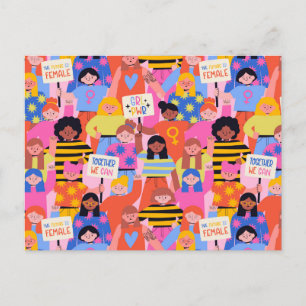 Cartão Postal Mulheres empoderadas
