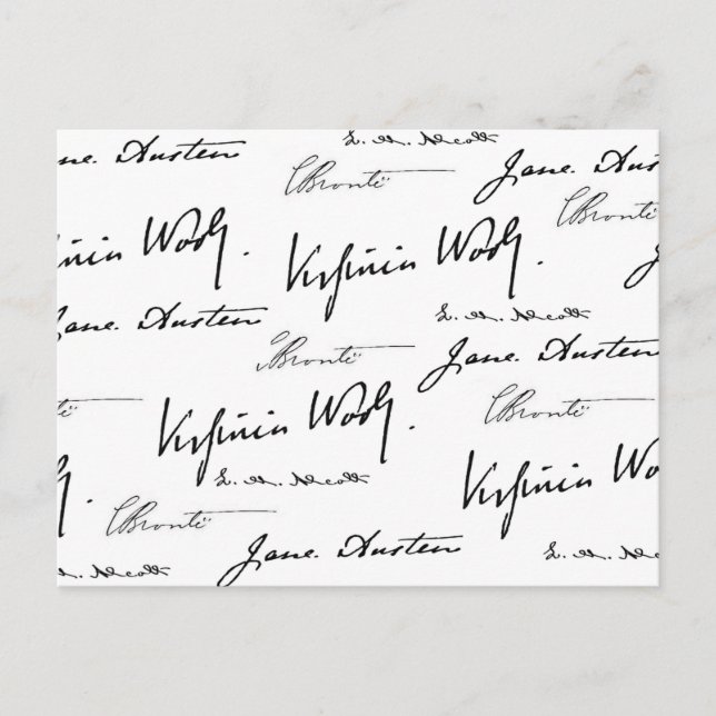 Cartão Postal Mulheres Escritoras (Frente)