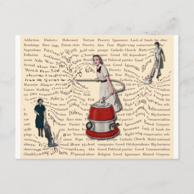 Cartão Postal Mulheres Mandam no Mundo (Frente)