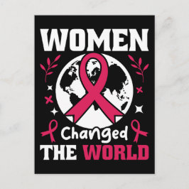 Cartão Postal Mulheres Mudaram O Mundo Feminista