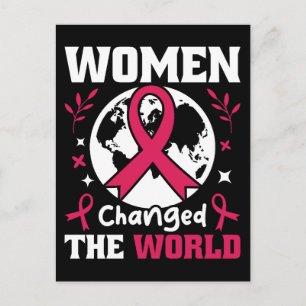 Cartão Postal Mulheres Mudaram O Mundo Feminista