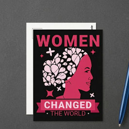 Cartão Postal Mulheres Mudaram o Mundo Feminista
