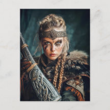 Mulheres Viking em Traje Tradicional