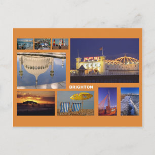 Cartão Postal Multiimagem Brighton