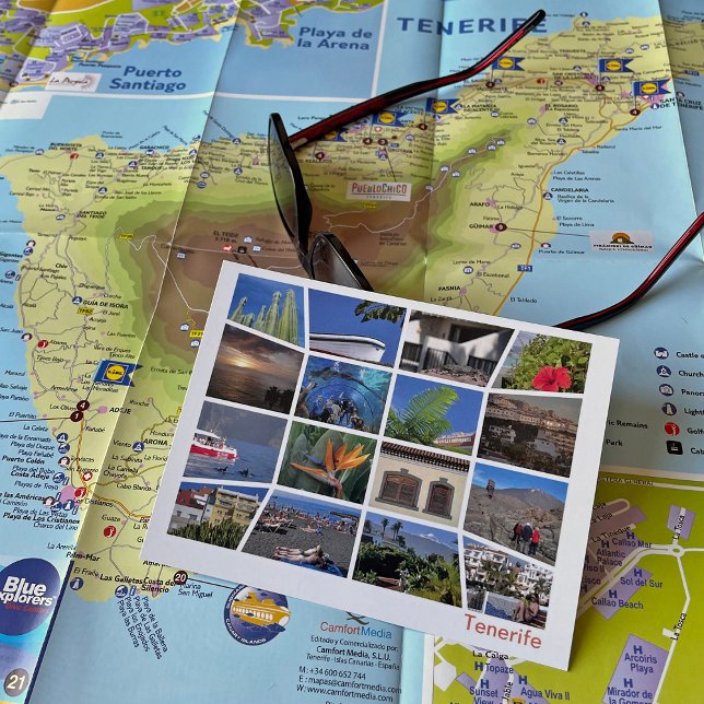 Cartão Postal Multiimagem Tenerife (Criador carregado)