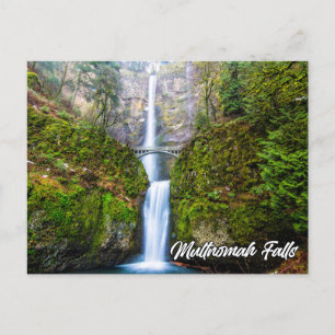 Cartão Postal Multnomah Falls, Columbia River Gorge, Oregon