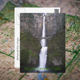 Cartão Postal Multnomah Falls, Oregon - Foto Viagem
