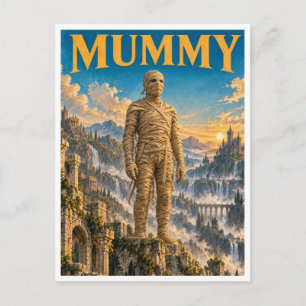 Cartão Postal Múmia, Monstro da Fantasia Gótica