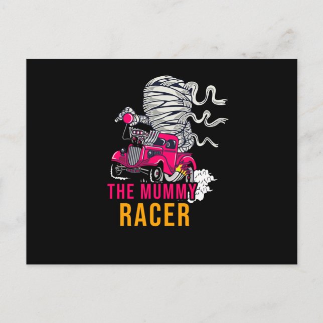 Cartão Postal Mummy Racer (Frente)