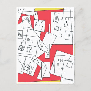 Cartão postal mundial cúbico