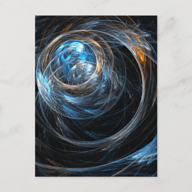 Cartão postal mundial de Abstrato (Frente)