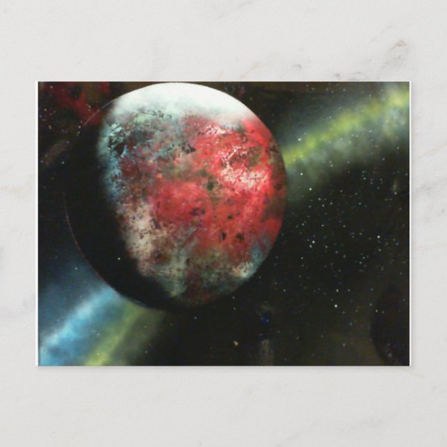 Cartão Postal Mundo alienígena (Frente)