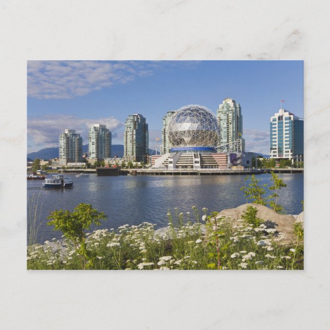 Cartão Postal Mundo da Ciência, Vancouver, Colúmbia Britânica, (Frente)