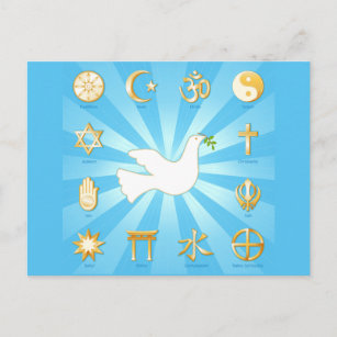 Cartão Postal Mundo da Paz