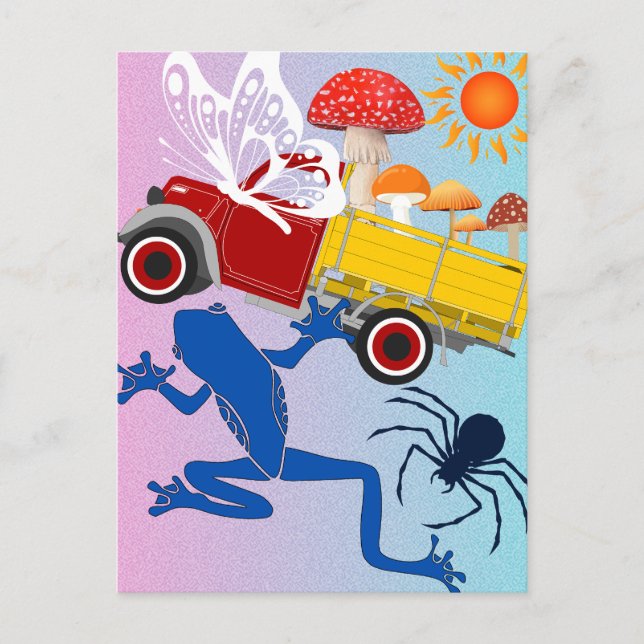 Cartão Postal Mundo das maravilhas (Frente)